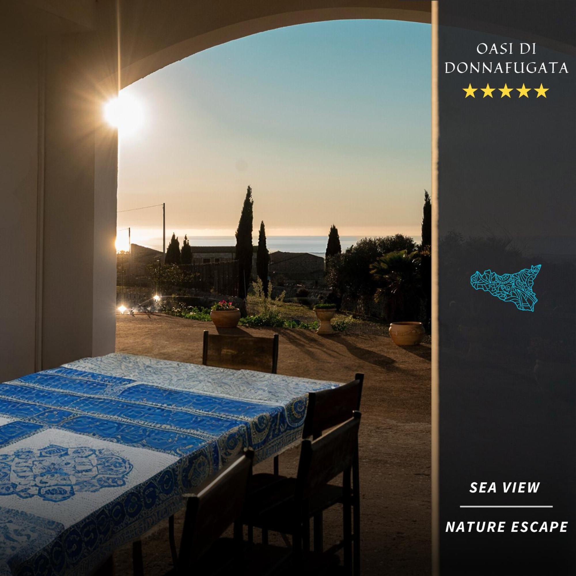 Villa L'oasi Di Donnafugata - Terrazzo Vista Mare E Ac Raguse